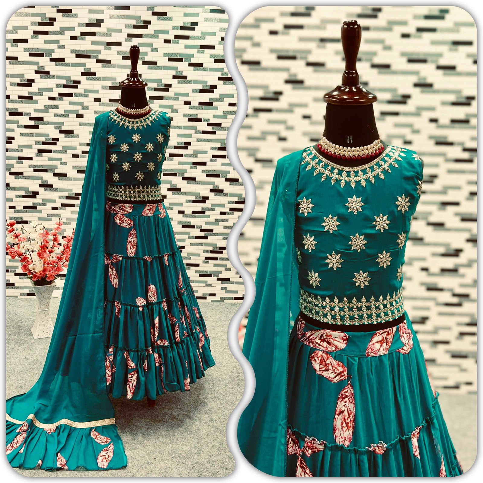 Oc 137 Girlswear Choli Lehenga And Dupatta Kids Catalog 